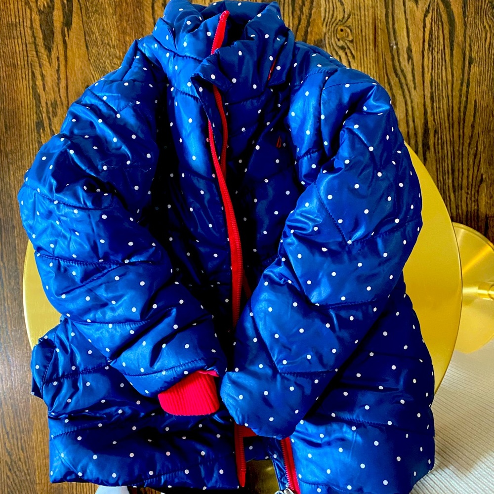 Like new nautical toddler coat 18 months